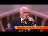 Vicente Fernández celebró en el Azteca