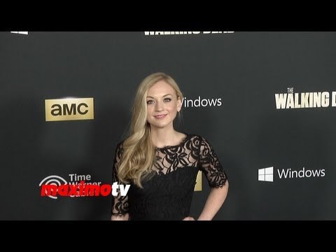 Emily Kinney The Walking Dead Season 4 PREMIERE Red Carpet Arrivals