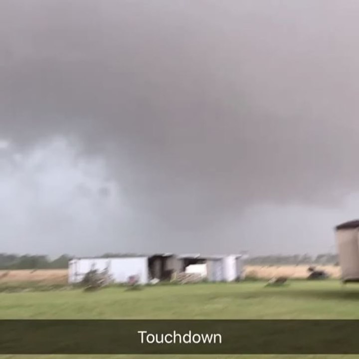 Funnel Cloud Formed Near Humphrey, Arkansas