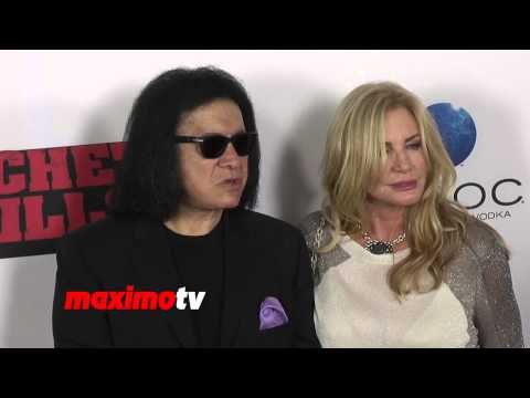 Gene Simmons and Shannon Tweed Machete Kills Los Angeles Premiere Red Carpet Arrivals