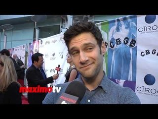 Justin Bartha Interview CBGB West Coast Premiere Arrivals