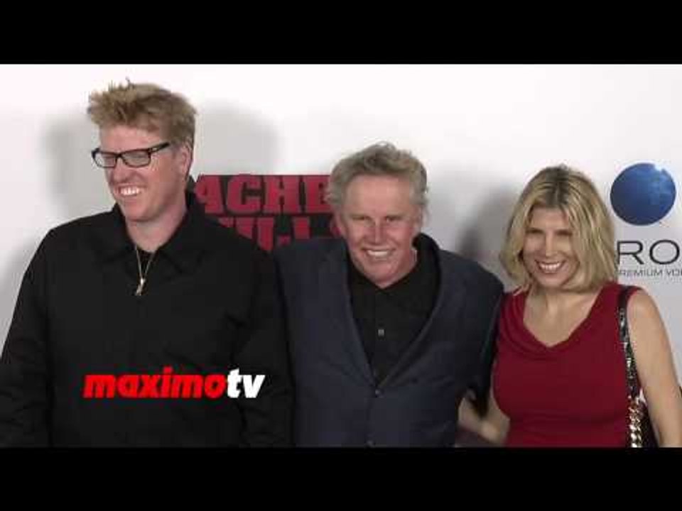Gary Busey, Jake Busey, Steffanie Sampson "Machete Kills" Los Angeles Premiere
