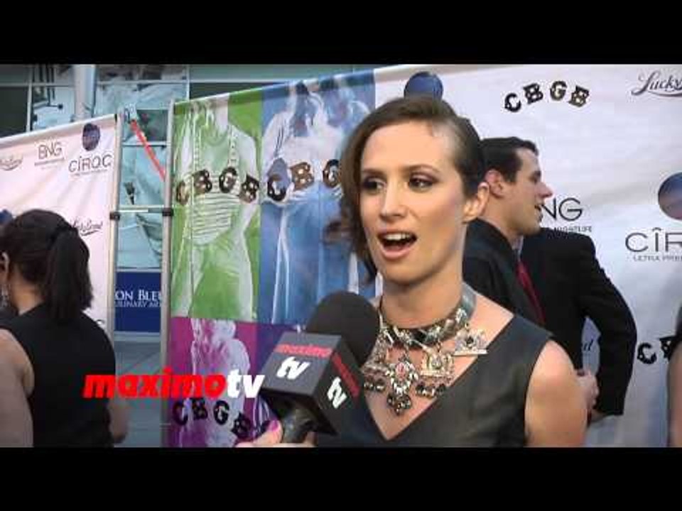 Katherine DuBois Interview CBGB West Coast Premiere Arrivals