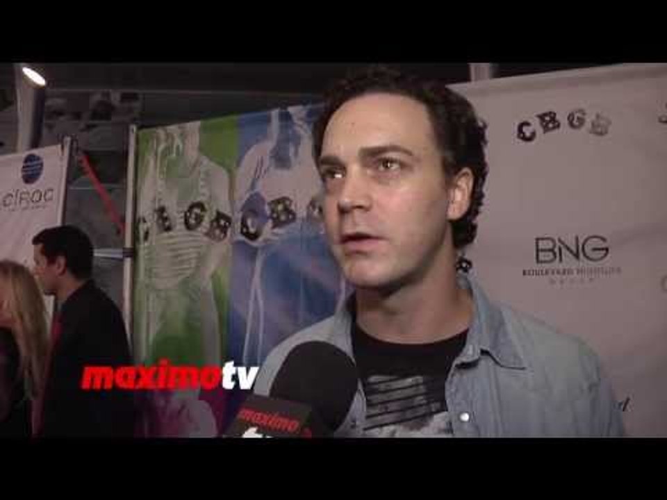 Dominic Bogart Interview CBGB West Coast Premiere Arrivals