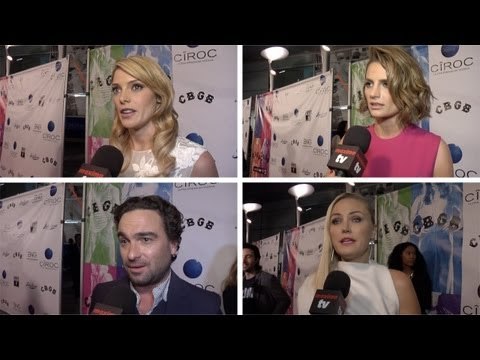 Stana Katic, Ashley Greene, Malin Akerman, Johnny Galecki CBGB Los Angeles Premiere