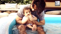 Shahid Kapoor's Swims With Daughter Misha In A Pool
