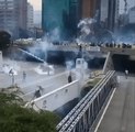 Tear Gas and Water Cannons Fired at Caracas Protesters