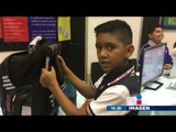 El niño que creó la mochila antibalas en Tamaulipas
