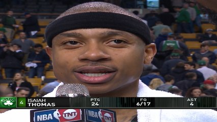 Isaiah Thomas Post Game Interview - NTSC