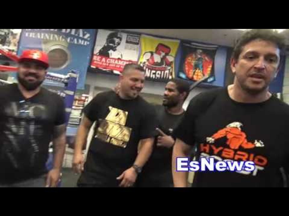 Felix Diaz vs Crawford Diaz In Camp - EsNews Boxing