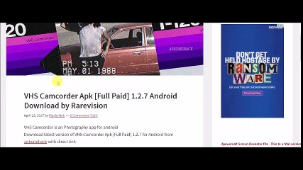 VHS Camcorder v1.2.7 Apk [Full Paid]