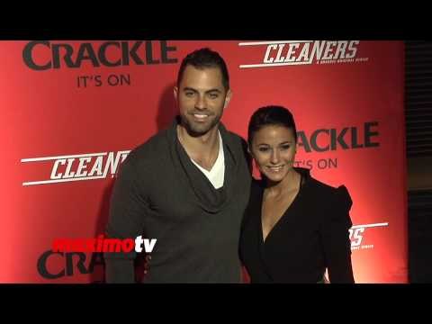 Emmanuelle Chriqui and Adrian Bellani Cleaners Screening Red Carpet Arrivals