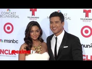 Mario Lopez and Courtney Mazza 2013 NCLR ALMA Awards Red Carpet Arrivals