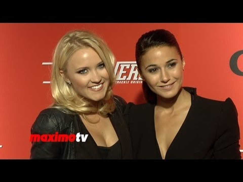 Emily Osment and Emmanuelle Chriqui "Cleaners" Screening Red Carpet Arrivals