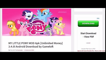 MY LITTLE PONY v3.4.0i MOD Apk [Unlimited Money]