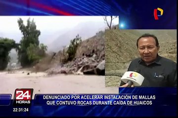 Funcionario denunciado por instalar mallas en Chosica pide retomar su cargo