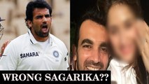 Zaheer Khan TAGGED Wrong Sagarika On TWITTER For Engagement Announcement!