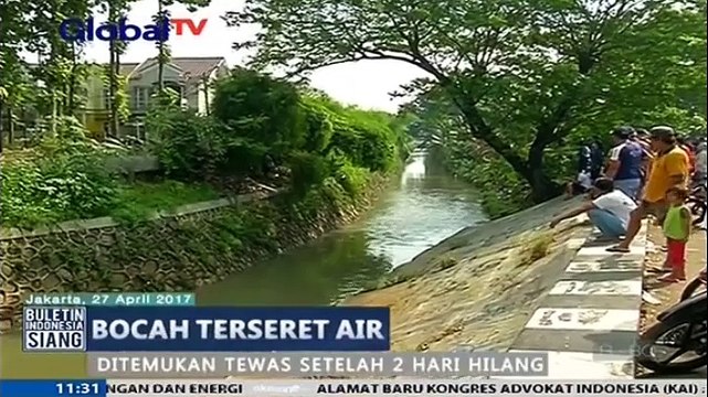 Bocah Tewas Terseret Air