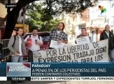 Periodistas paraguayos exigen respeto a sus derechos laborales