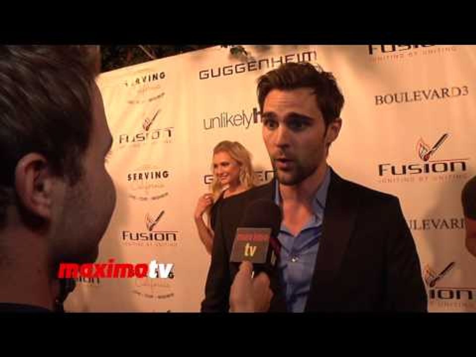 Nick Uhas Interview at Unlikely Heroes "Justice Ball" Red Carpet Arrivals
