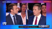 Comme toute sa campagne -jebretourne ma veste toiujours du bon côté. Et que disent les journalistes ? Zéro débat !