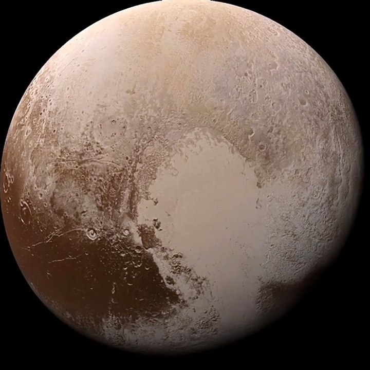 A trip down onto the surface of Pluto