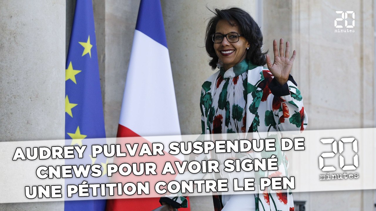 Pour avoir signé une pétition contre Marine Le Pen,  Audrey Pulvar suspendue de CNews