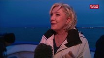 Marine Le Pen milite pour une grande politique de la mer et égratigne Macron