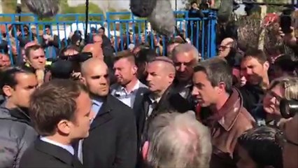 François Ruffin face à Emmanuel Macron à l'usine Whirlpool