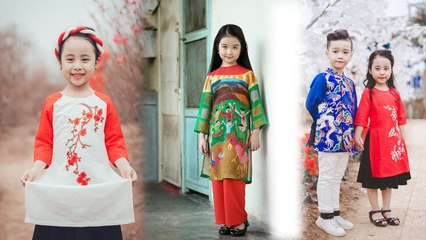Các Kiểu Áo Dài Cho Bé Yêu Cực Đẹp Cực Dể Thương 2 – Áo Dài Cách Tân