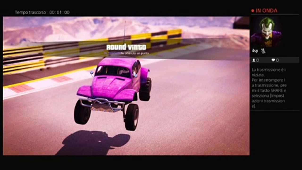Trasmissione PS4 live