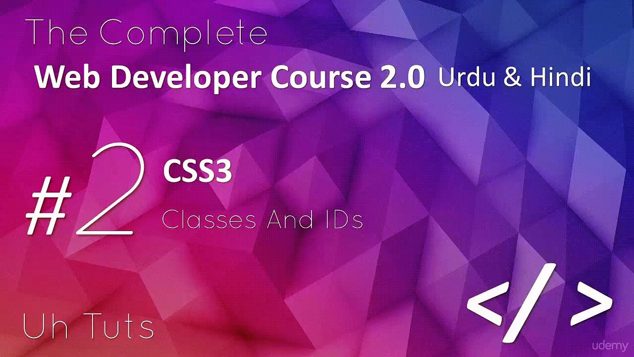 Web Developer Course 2 0 in Urdu & Hindi Classes And IDs 40