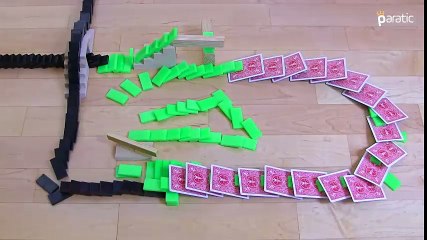 Domino Taşları ile Yapılan Harika Gösteriler - paratic