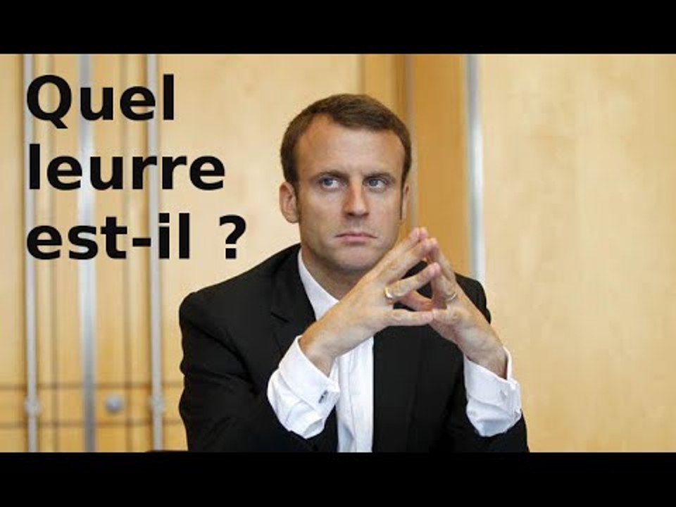 L'imposture Macron démasquée !