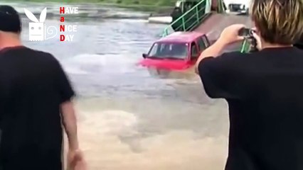 Утопили машину, смешная подборка, часть 2. Car in Water Fails Compilation 2