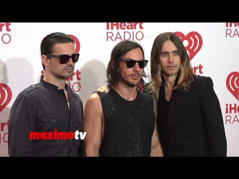 30 Seconds to Mars iHeartRadio Music Festival 2013 - Jared Leto Shannon Leto Tomo Miličević