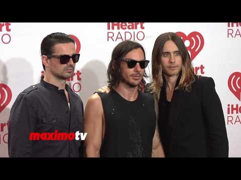 30 Seconds to Mars iHeartRadio Music Festival 2013 - Jared Leto Shannon Leto Tomo Miličević