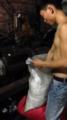 Plastic rice making