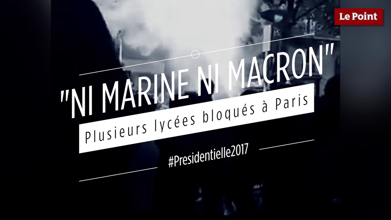 "Ni Marine ni Macron" : plusieurs lycées bloqués à Paris