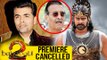 Karan Johar Cancels Baahubali 2 Premiere As A Mark Of Respect To Vinod Khanna  Vinod Khanna Death