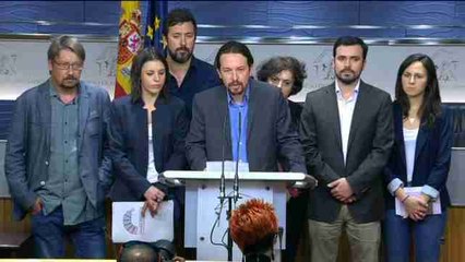 Unidos Podemos prepara una moción de censura contra Mariano Rajoy