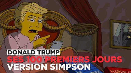 Les 100 premiers jours de Trump, version Simpson