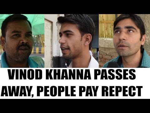 Vinod Khanna passes away : People pay homage to legendary actor, Watch here | Oneindia News