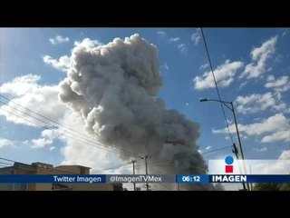 Gente en los hospitales tras explosión en Edomex