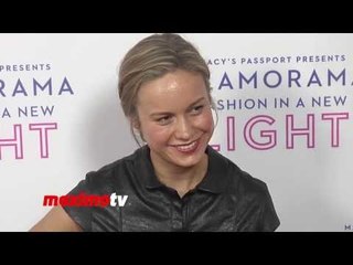 Brie Larson Macy's Glamorama 2013 "Fashion In A New Light" Red Carpet