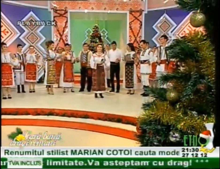 Liliana Geapana - Neica-l meu din Cobadin (Seara buna, dragi romani! - ETNO TV - 27.12.2012)