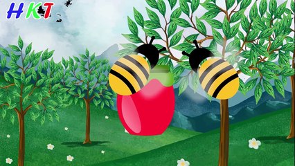 Learn Color For Kids with Bees and Bears Many Colors! Video Colours NEW!