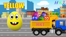 Learn Colors With Surprise Eggs - Learn Colors With Bad Baby Crying and Fruits Name in English