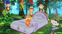 Learn Numbers Monkey Crying - Five Little Monkeys Jumping On The Bed - Nursery Rhymes for Children